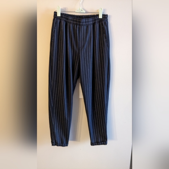 Bershka elastic waist pinstripe dress trouser - Picture 1 of 4